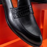 PENNY LOAFER CROCO BLACK LIMITED EDITION - imagine 9