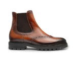 CHELSEA BOOTS COGNAC PATINAT