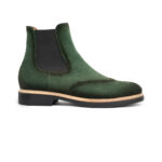 CHELSEA BOOTS GREEN SUEDE
