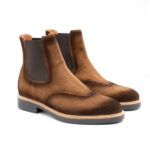 CHELSEA BOOTS COGNAC SUEDE - imagine 2