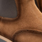CHELSEA BOOTS COGNAC SUEDE - imagine 5