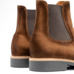 CHELSEA BOOTS COGNAC SUEDE - imagine 4