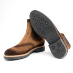 CHELSEA BOOTS COGNAC SUEDE - imagine 6