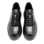 SNEAKERS ZANO FULL BLACK CROCO - imagine 4