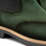 CHELSEA BOOTS GREEN SUEDE - imagine 6