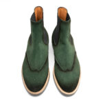 CHELSEA BOOTS GREEN SUEDE - imagine 5