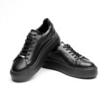 SNEAKERS ZANO SANTO FULL BLACK - imagine 3