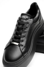 SNEAKERS ZANO SANTO FULL BLACK - imagine 5