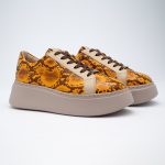 SNEAKERS LADY LUSY ORANGE PYTHON - imagine 4