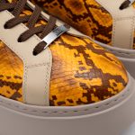SNEAKERS LADY LUSY ORANGE PYTHON - imagine 9
