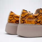 SNEAKERS LADY LUSY ORANGE PYTHON - imagine 8