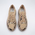 SNEAKERS SANTO BEIGE PYTHON - imagine 8