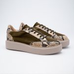SNEAKERS SANTO OLIVE PYTHON - imagine 2