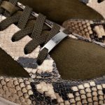 SNEAKERS SANTO OLIVE PYTHON - imagine 9