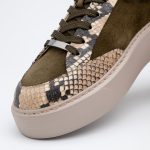 SNEAKERS SANTO OLIVE PYTHON - imagine 8