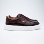 Sneakers Power Adrian Mutu – Colecția 2026 GRENA PATINAT - imagine 2