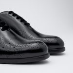 One Piece Supremo – Pantofi Negri Eleganți din Piele Naturală cu Șiret - imagine 4
