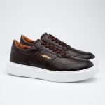 Sneakers Power Adrian Mutu – Colecția 2026 DARK BROWN PATINAT - imagine 2