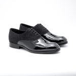 Oxford Plain – Pantofi Eleganți din Piele Lăcuită cu Glitter Fin - imagine 2