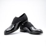 Oxford Plain – Pantofi Eleganți din Piele Lăcuită cu Glitter Fin - imagine 3