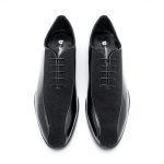 Oxford Supremo - Pantofi Eleganți din Piele Lăcuită cu Glitter Fin - imagine 2