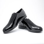 Oxford Supremo - Pantofi Eleganți din Piele Lăcuită cu Glitter Fin - imagine 3