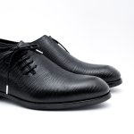 One Piece Lateral Lizard – Pantofi Eleganți din Piele cu Șiret Lateral - imagine 3