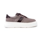 SNEAKERS ZANO 2.0 Taupe Wine Suede by Alexandru Pop