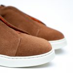 NOVA X – Suede Brown Slip-On by Alexandru Pop - imagine 3