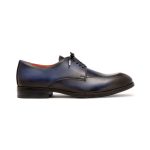 Derby Oslo Blue Patinat – Pantofi Eleganți din Piele Naturală cu Șiret