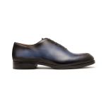One Piece Blue Patinat – Pantofi Eleganți din Piele Naturală cu Șiret