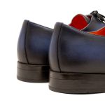 Derby Oslo Blue Patinat – Pantofi Eleganți din Piele Naturală cu Șiret - imagine 6