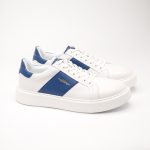 Sneakers AM LONDON Adrian Mutu – Colecția 2026 WHITE & BLUE - imagine 2