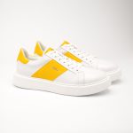 Sneakers AM PARMA Adrian Mutu – Colecția 2026 WHITE & YELLOW - imagine 2