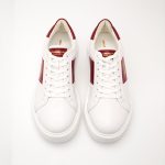Sneakers AM AJACCIO Adrian Mutu – Colecția 2026 WHITE & RED - imagine 7