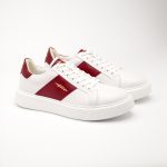 Sneakers AM AJACCIO Adrian Mutu – Colecția 2026 WHITE & RED - imagine 2