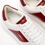 Sneakers AM AJACCIO Adrian Mutu – Colecția 2026 WHITE & RED - imagine 6