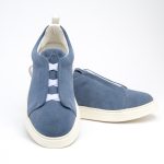 NOVA X – Suede Blue Nordic Slip-On by Alexandru Pop - imagine 5