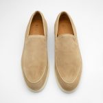 BELGIAN SUMMER LOAFER BEIGE SUEDE - imagine 3