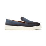 Loafers AP Blue Nordic Patinat Suede