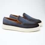 Loafers AP Blue Nordic Patinat Suede - imagine 2