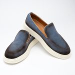 Loafers AP Blue Nordic Patinat Suede - imagine 3