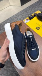 SNEAKER SANTO BLUE TEXTIL I 44 - imagine 2