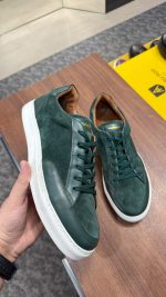 SNEAKER SANTO CU VARF GREEN I 43 - imagine 2