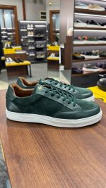 SNEAKER SANTO CU VARF GREEN I 43